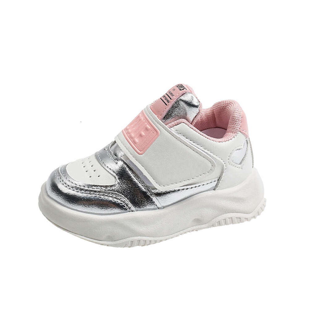 2024 Spring and Autumn New Children's Sports Leather Top Girls' Walking Boys' Anti slip Casual Lightweight Running Shoes F708-31 H26013