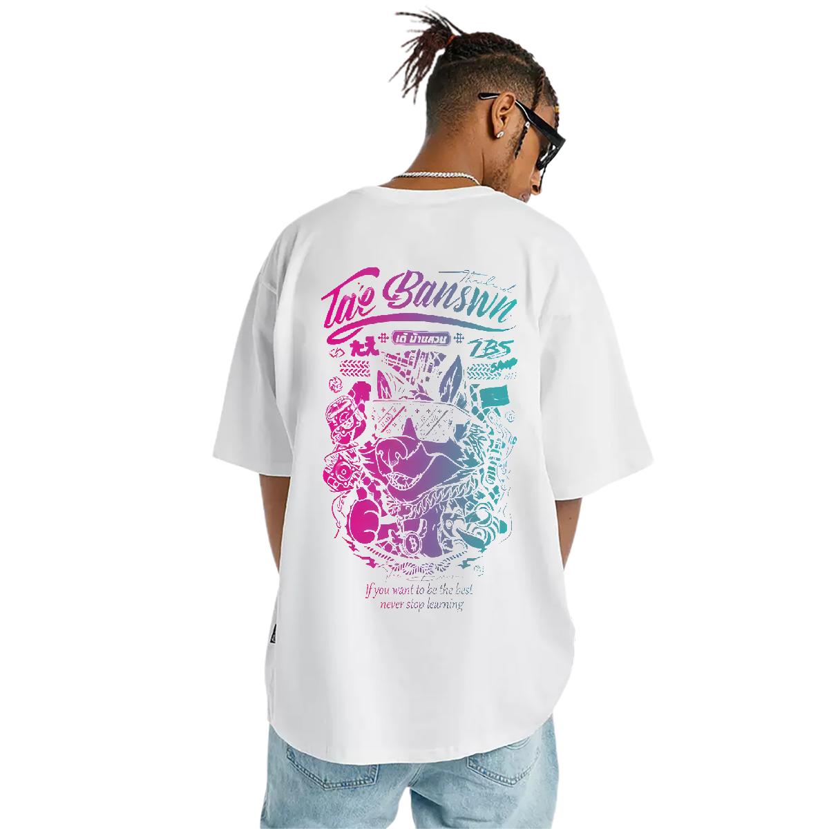 Cool T-Shirts Hip Hop Street Short Sleeve Cotton O-Neck Men Tshirts Designer Fashion Cartoon Printing S-3XL Tops Tees