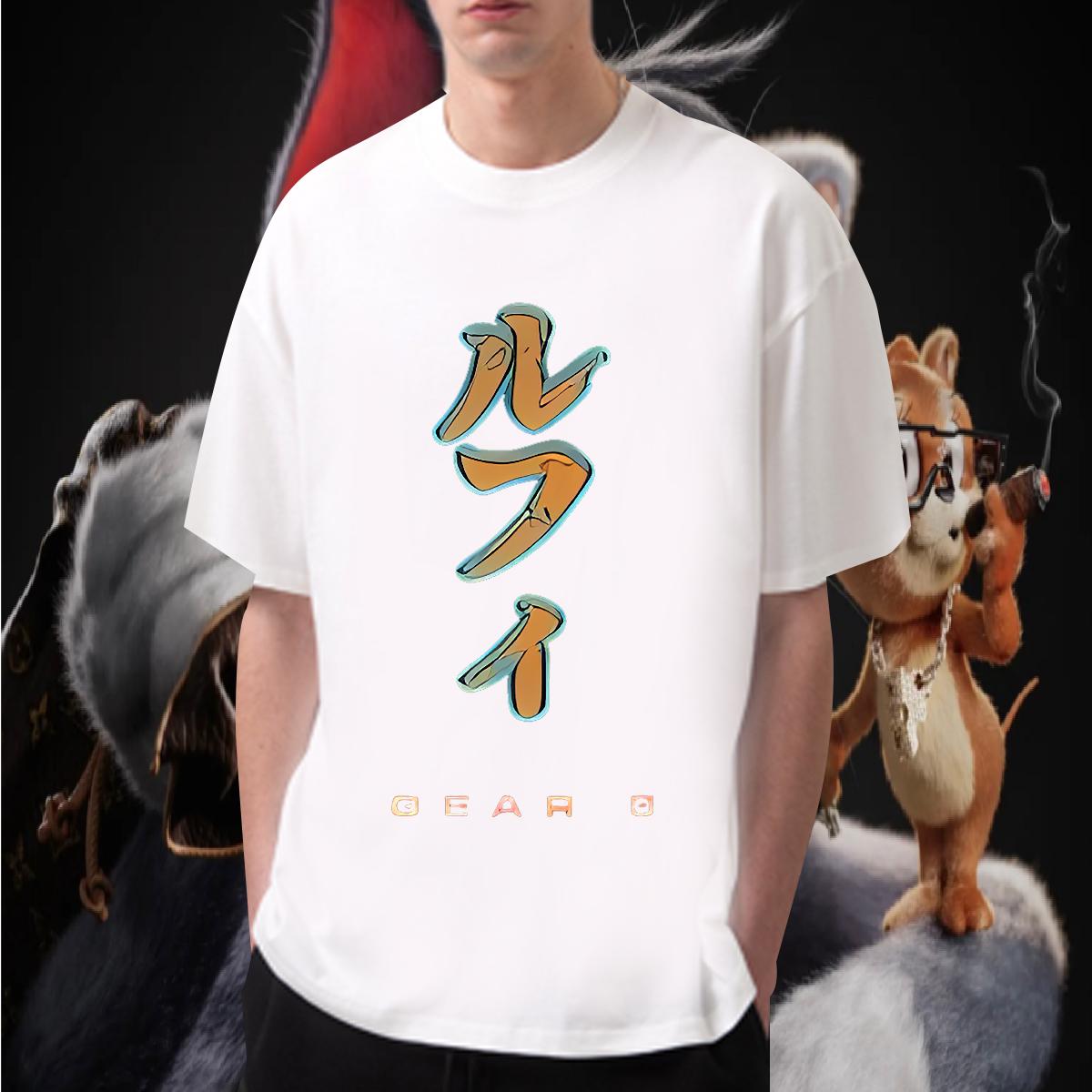 Designer Men Clothes T-Shirt O-Neck Short Sleeve Cotton Daily Outfit T-Shirts for Men Custom Anime DIY Tops