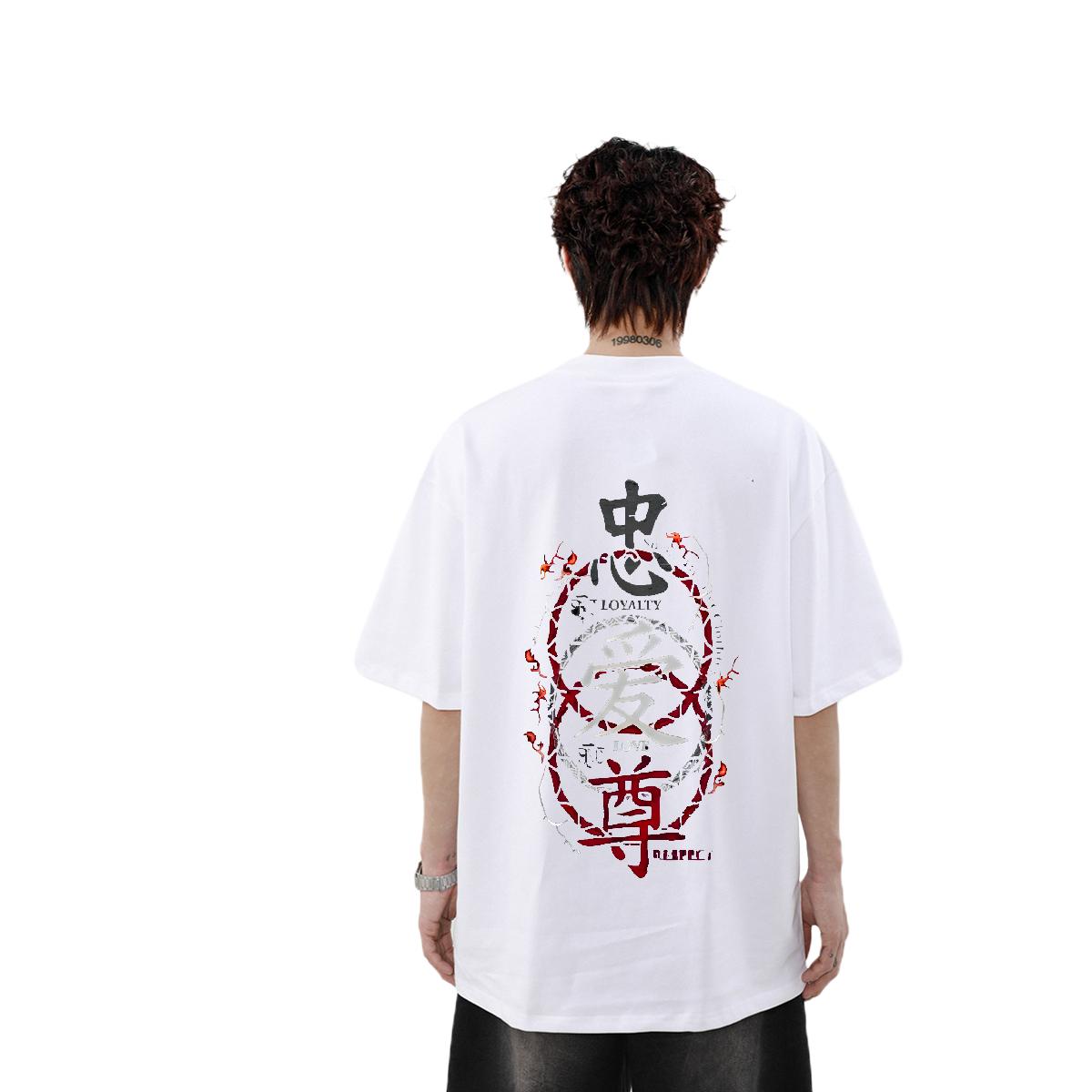 Stylish 2024 Summer Cartoon Men's Custom Tees - Casual Daily Wear Soft Cotton Polos