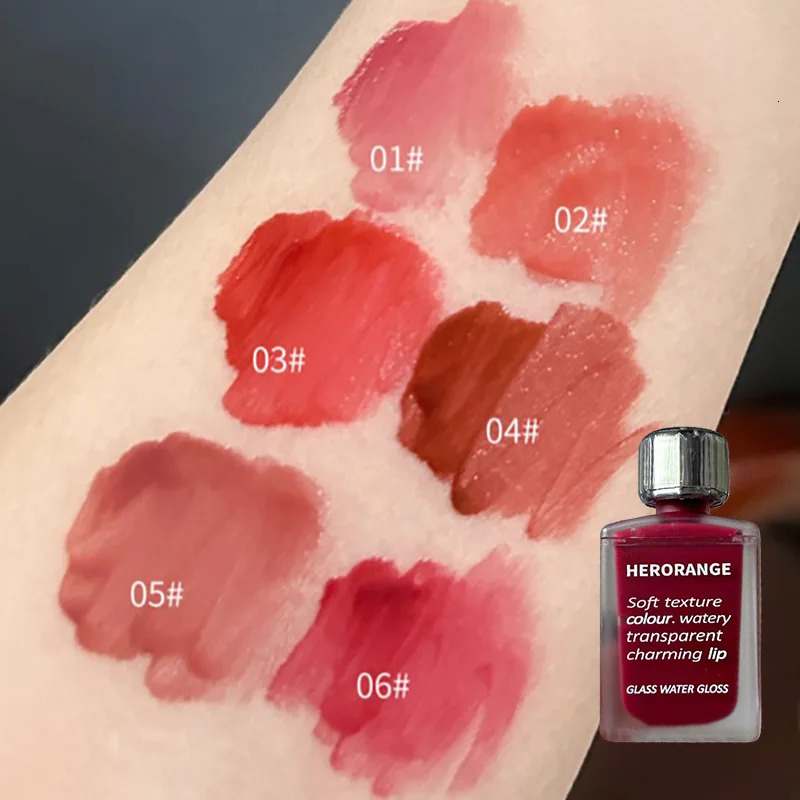 Punk Juice red lip gloss black mirror gloss lipstick glass lipstick transparent lipstick 240705