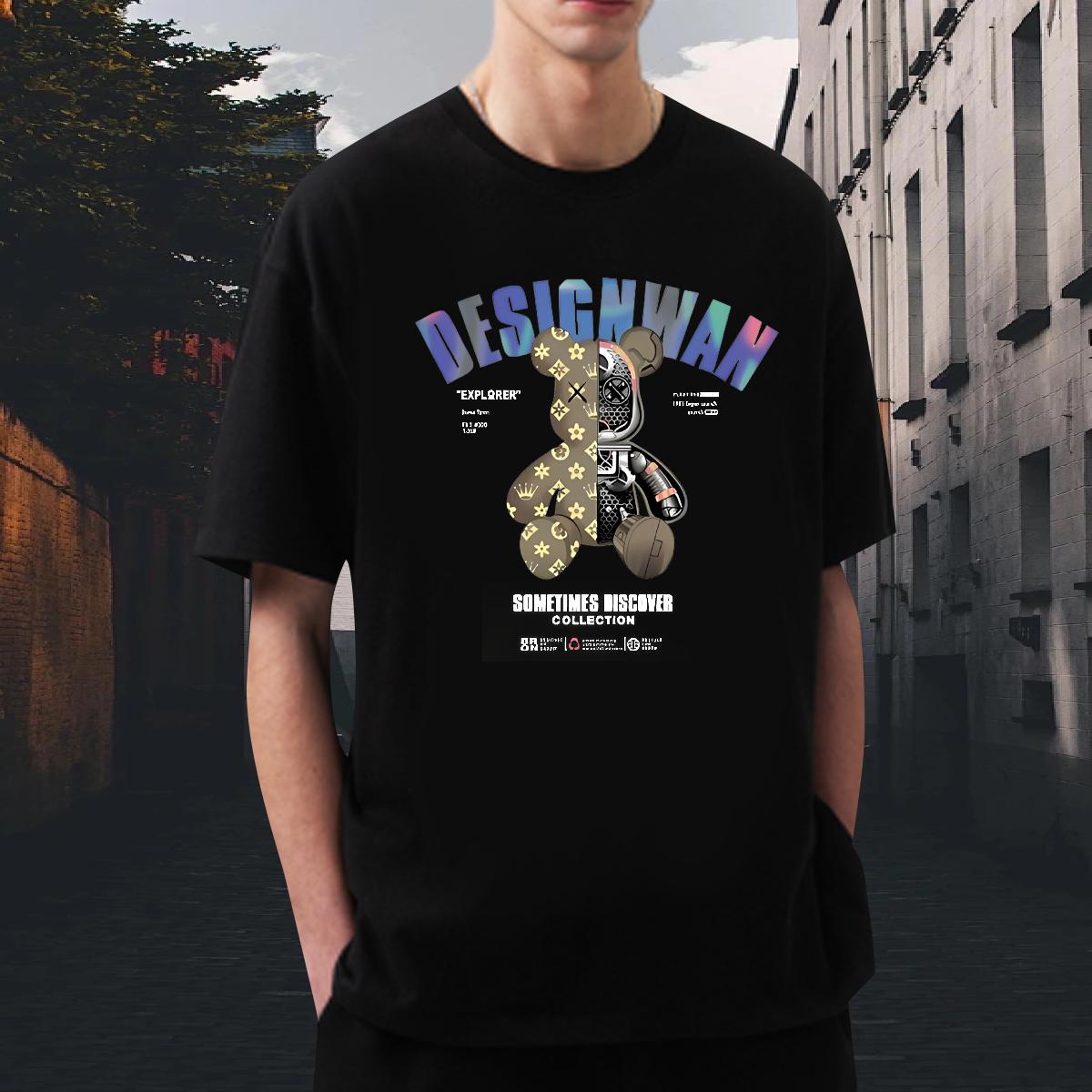 Brand T shirt Street Wear Cotton Breathable Soft Tshirt for Man Woman Customized Oversized Tees Shirts