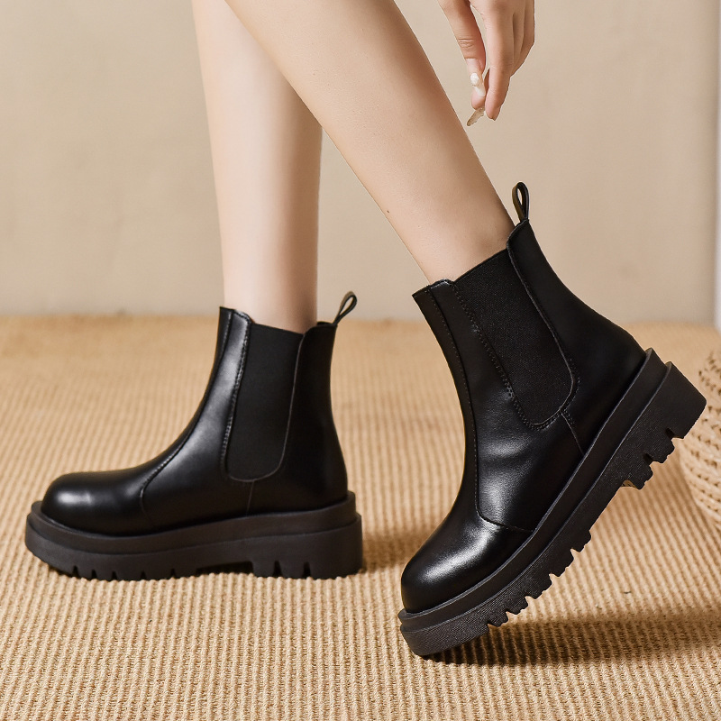 Women's Martin Boots Minimalist Style Fashionable Breathable Comfortable Triple White fashion