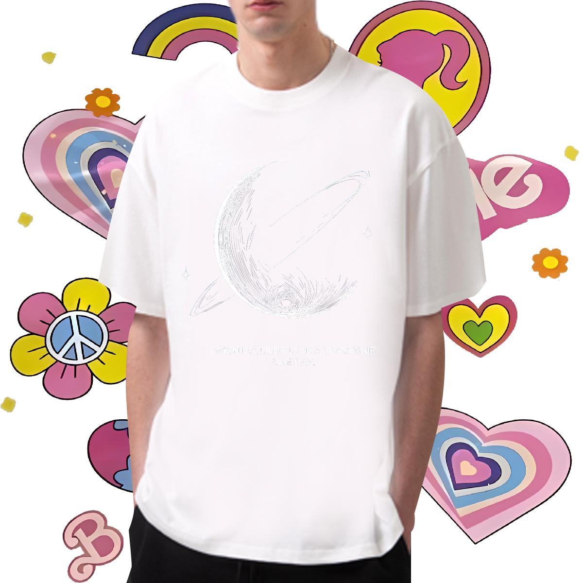 Custom T Shirts Men Anime Print Anime Printing Street Men Clothes T-Shirt Cotton Breathable Cool