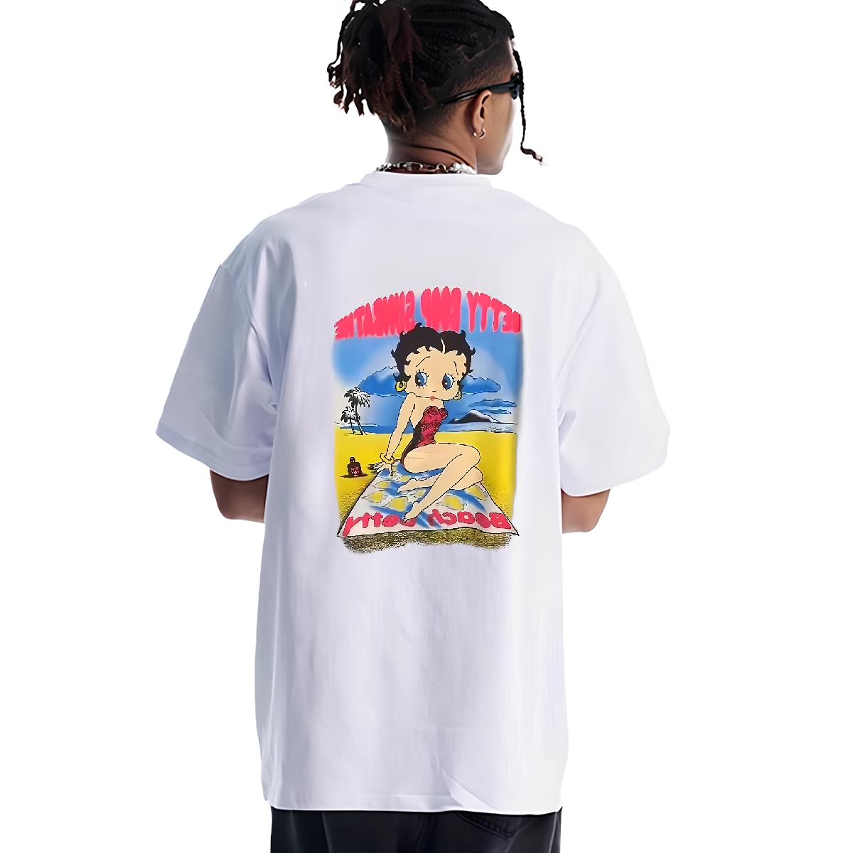 High Quality T-Shirts Daily Outfit Cotton O Neck Short Sleeves Men Clothes T-Shirt 2024 Designer Custom Print Plus Size Wear