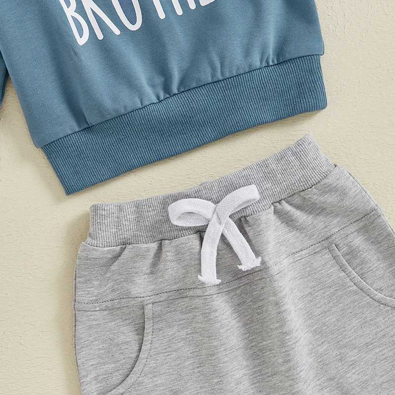 Clothing Sets Baby Boy Fall Outfits Letter Print Long Sleeve Sweatshirts and Pants Sets Toddler Tracksuits Kids Clothes 2024 Casual R240708