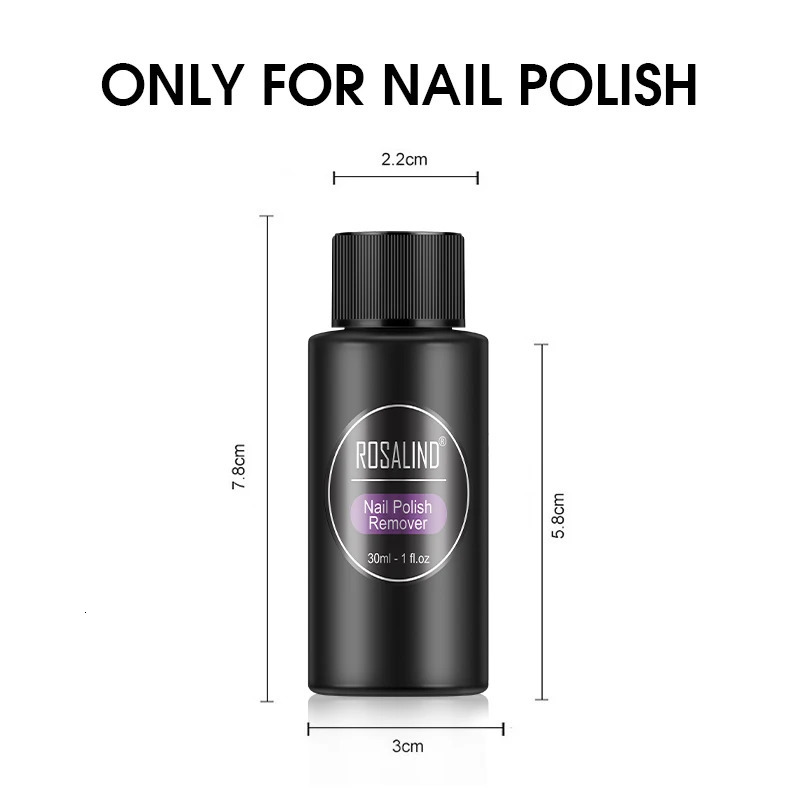 ROSALIND nail r surface cleaner UV gel nail polish adhesive brush agent nail polish r acrylic liquid 240705