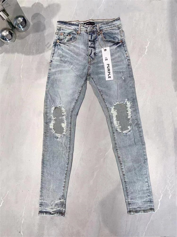 Hombre designer jean mens man womens puple pant trousers luxury european biker embroidery ripped cotton jeans men cargo pants black hip hop pants