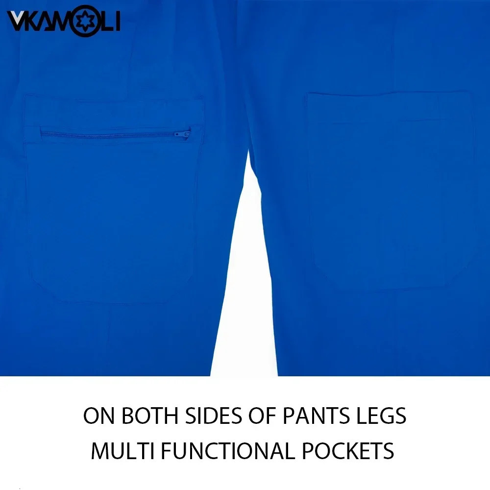 multicolour High elasticity soft Doctors Scrubs sets Female clinical uniform tops and scrub joggers Beauty salon spa uniform 240704