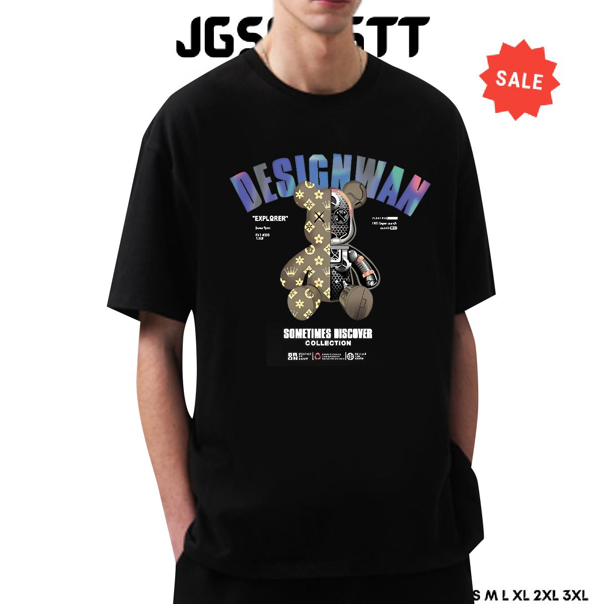 Classic T Shirt For Man Hip Hop Street Breathable Crew Neck Cotton Tshirt for Man Woman DIY Custom Printed Wear