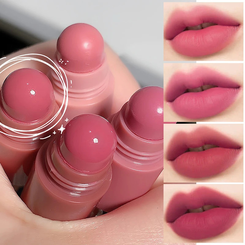 4-in-1 matte lipstick pencil set combination velvet sexy red lip coloring stick free cup multi-color lipstick pen makeup lipstick cosmetics set 240705