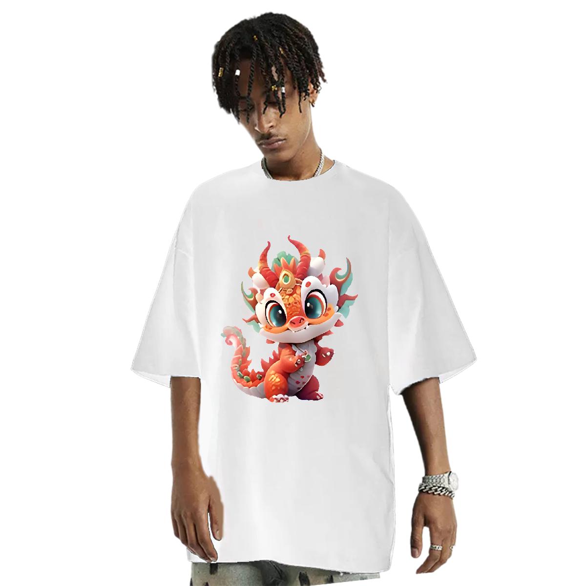 Fashion New T shirt Oversized Men Tshirts Hip Hop Street Breathable Crew Neck Cotton Popular Tops Tees