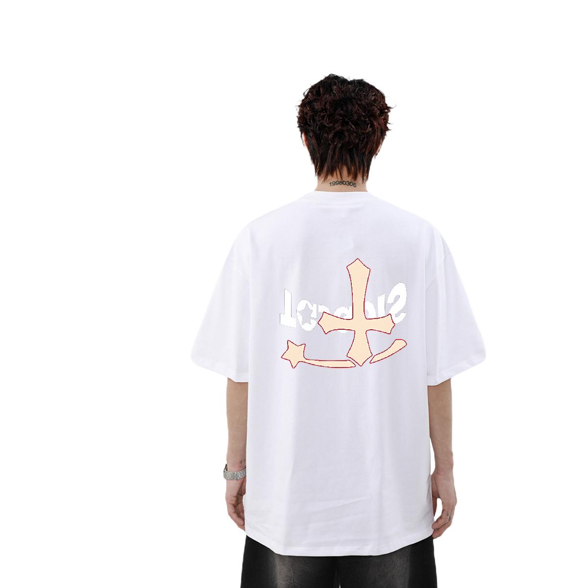 DIY Customized T Shirts Men Custom Print Oversized Mens Tshirts Outdoor 180g Cotton Classic Tops Shirt