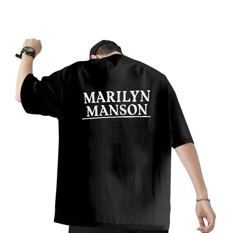 Factory Direct T-Shirts for Men DIY Logo Men Tees High Street Hip Hop Breathable Short Sleeve High Quality Wear