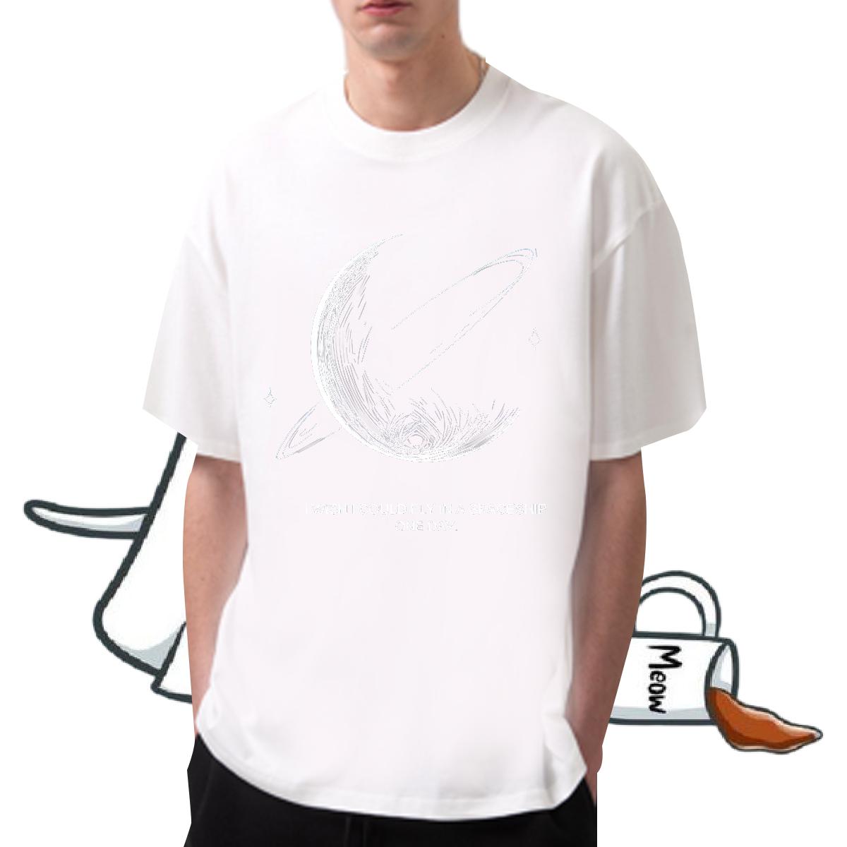 2024 Summer Man T Shirts Custom Cartoon Street Wear Men Tees Breathable Short Sleeve 5A