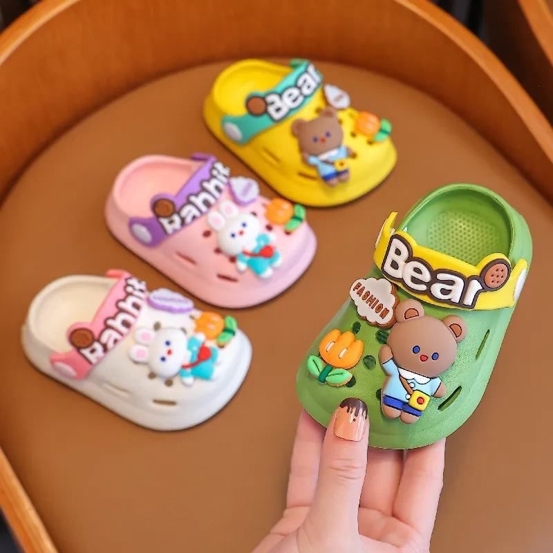 EVA Feces-Stepping Feeg Kids Slippers, 2024 Summer Indoor Parent-Child Boys Girls Sandals dh910320090