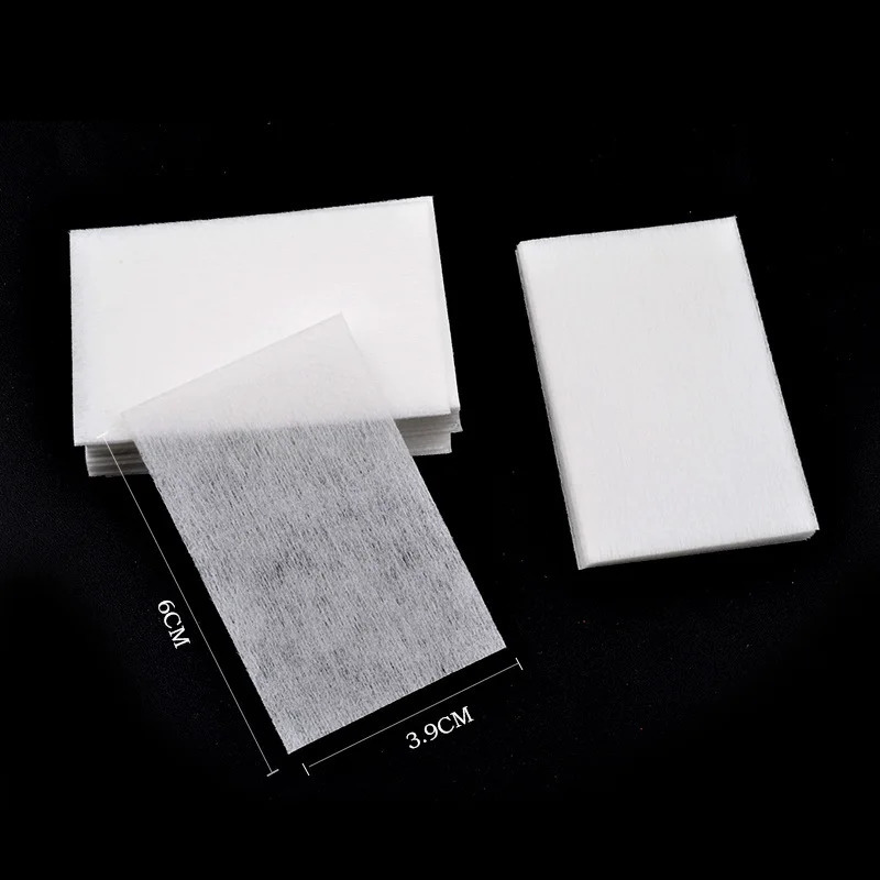 400/600Pcs/pack solid durable nail tool manual gel nail polish removal pad lint free wet towel 100% cotton napkin 240705
