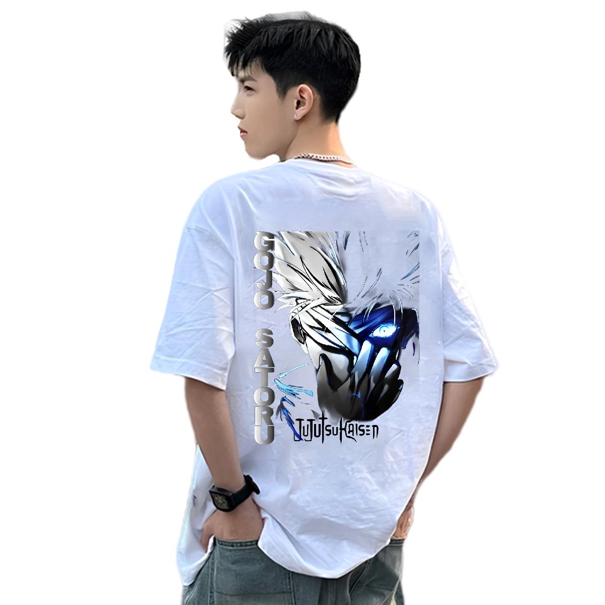 New Designer T Shirt For Man Black White Men Clothes T-Shirt High Street Hip Hop Breathable Short Sleeve Cool Tops Shirt