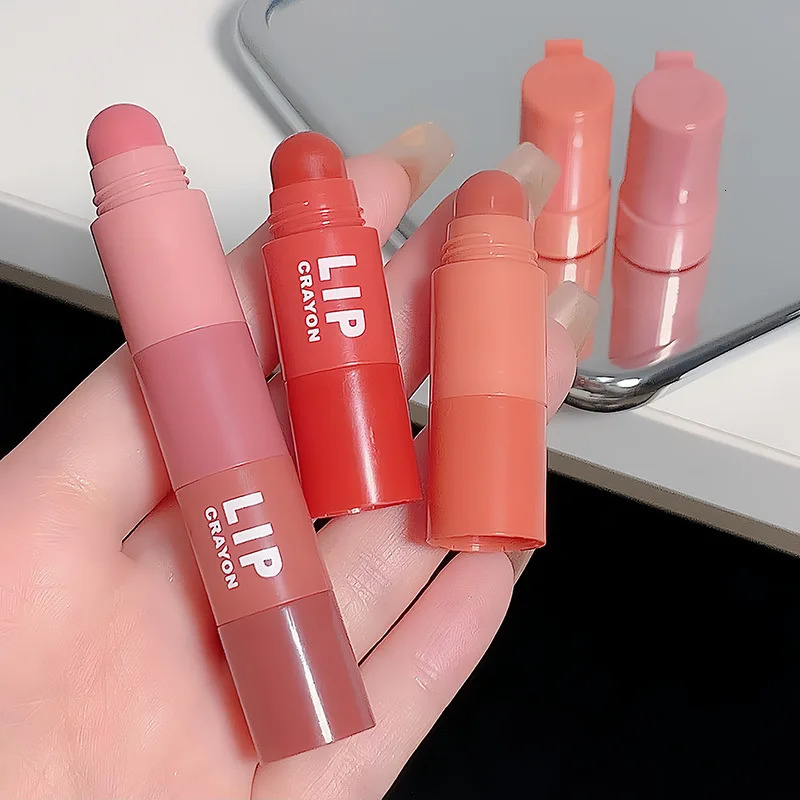 4-in-1 matte lipstick pencil set combination velvet sexy red lip coloring stick free cup multi-color lipstick pen makeup lipstick cosmetics set 240705