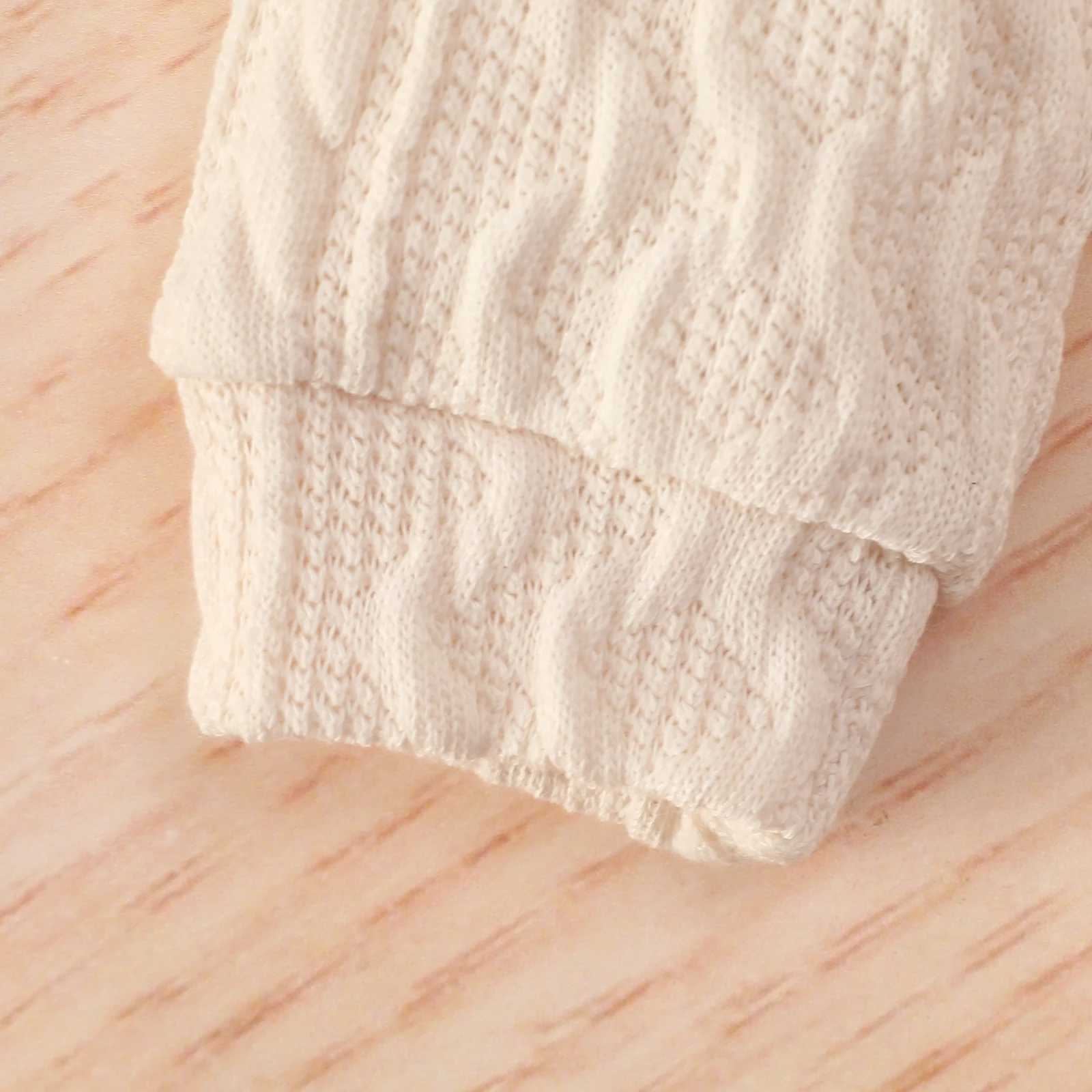 Clothing Sets Baby Girl Romper Tops Pants Suit Long Sleeve Round Neck Button Sweater Knitting Casual Trousers R240708