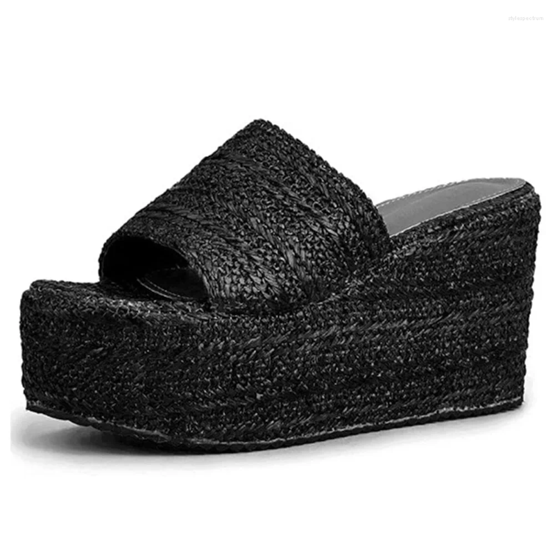Bestseller Slippers Women's Wedges Slide Sandals Outdoor Open Toe Platform Summer Espadrilles High Heel Beach Party Dress Shoes ddmytues