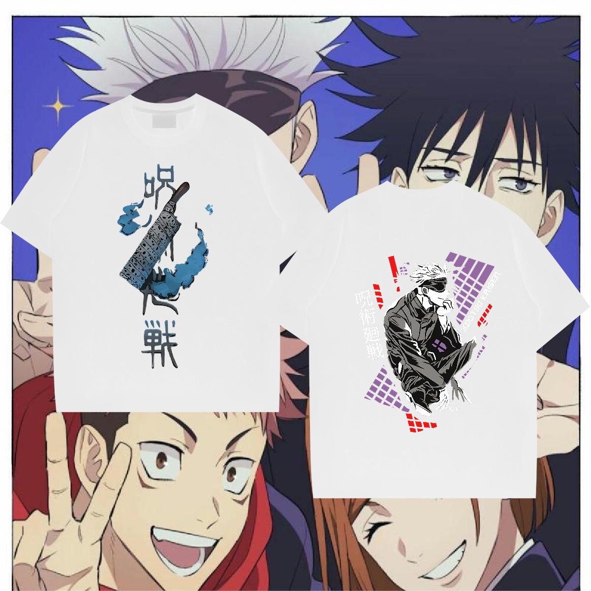 Cool Design Man T Shirts Hip Hop Crew Neck Cotton Couples T Shirts Customized DIY Anime Tshirts