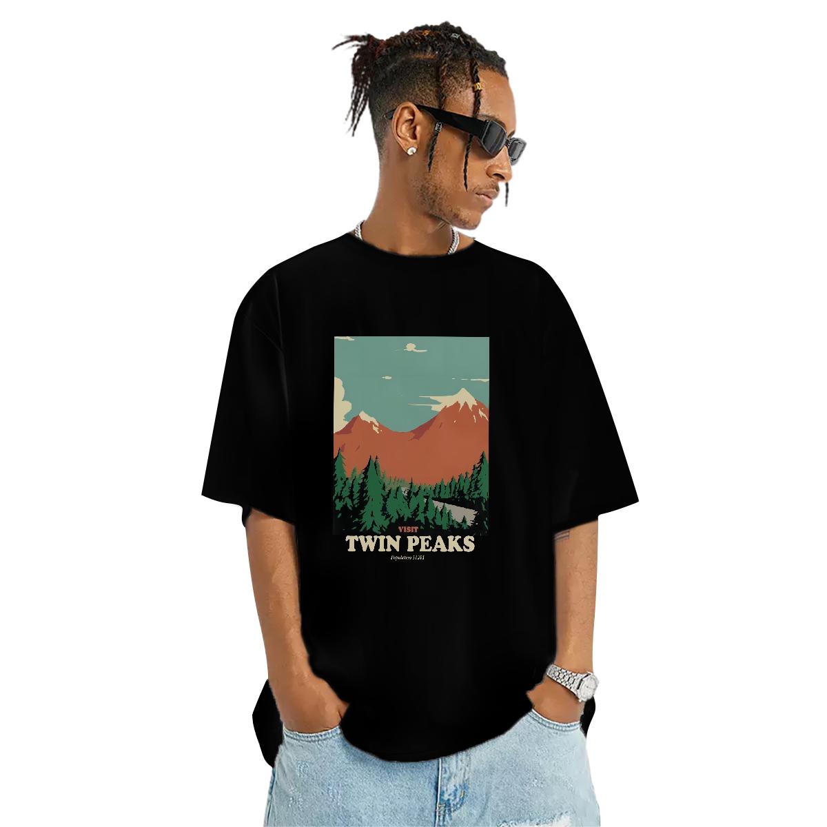 New Man T Shirts DIY Tshirt for Man Woman High Street Hip Hop Crew Neck Cotton Wholesale Clothings