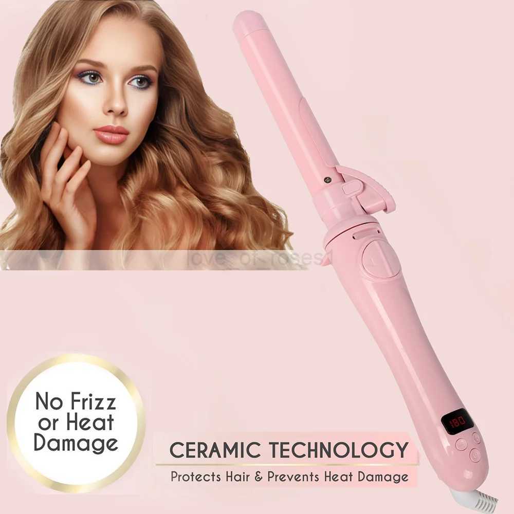 2024 Best Fully Automatic Rotating Curling Irons 25/28/32mm Curling Rod Hair Roller Curls Wand Waver Professional Styling ToolsM240709