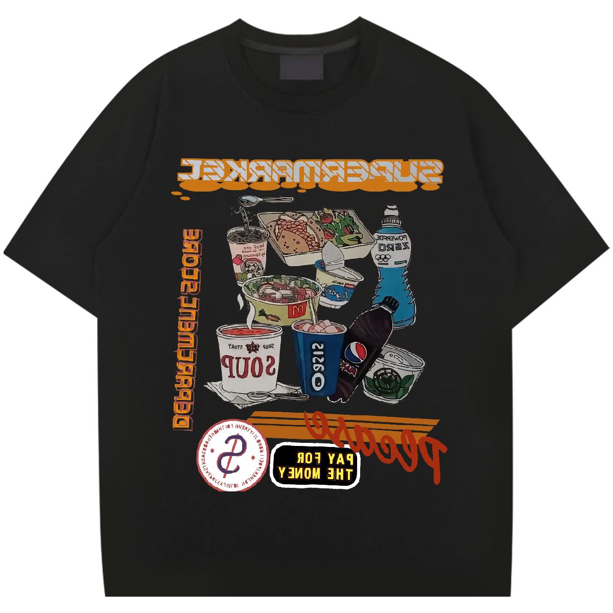 Brand Tshirts Breathable Crew Neck Home Outdoor Mens T Shirts Custom Print Plus Size Customized Wear