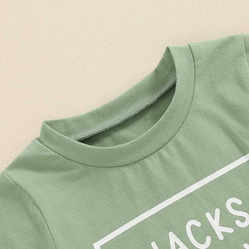 Clothing Sets Pudcoco Toddler Baby Boys Summer Outfits Letter Print Short Sleeve T-Shirt and Shorts for 2 Piece Vacation Clothes Set 3M-3T R240708