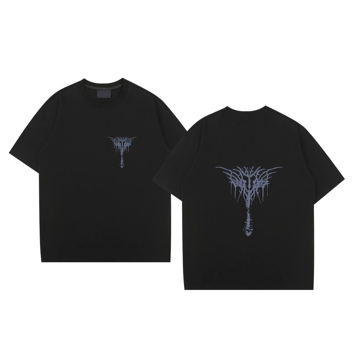 New Man T Shirts DIY Anime Men Tops Tees Street Short sleeve Cotton Soft High Quality Top Tees