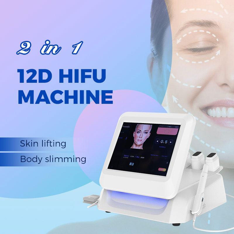 Hot sales hifu face lift machine hifu 12d skin rejuvenation machine CE Certificate Video manual