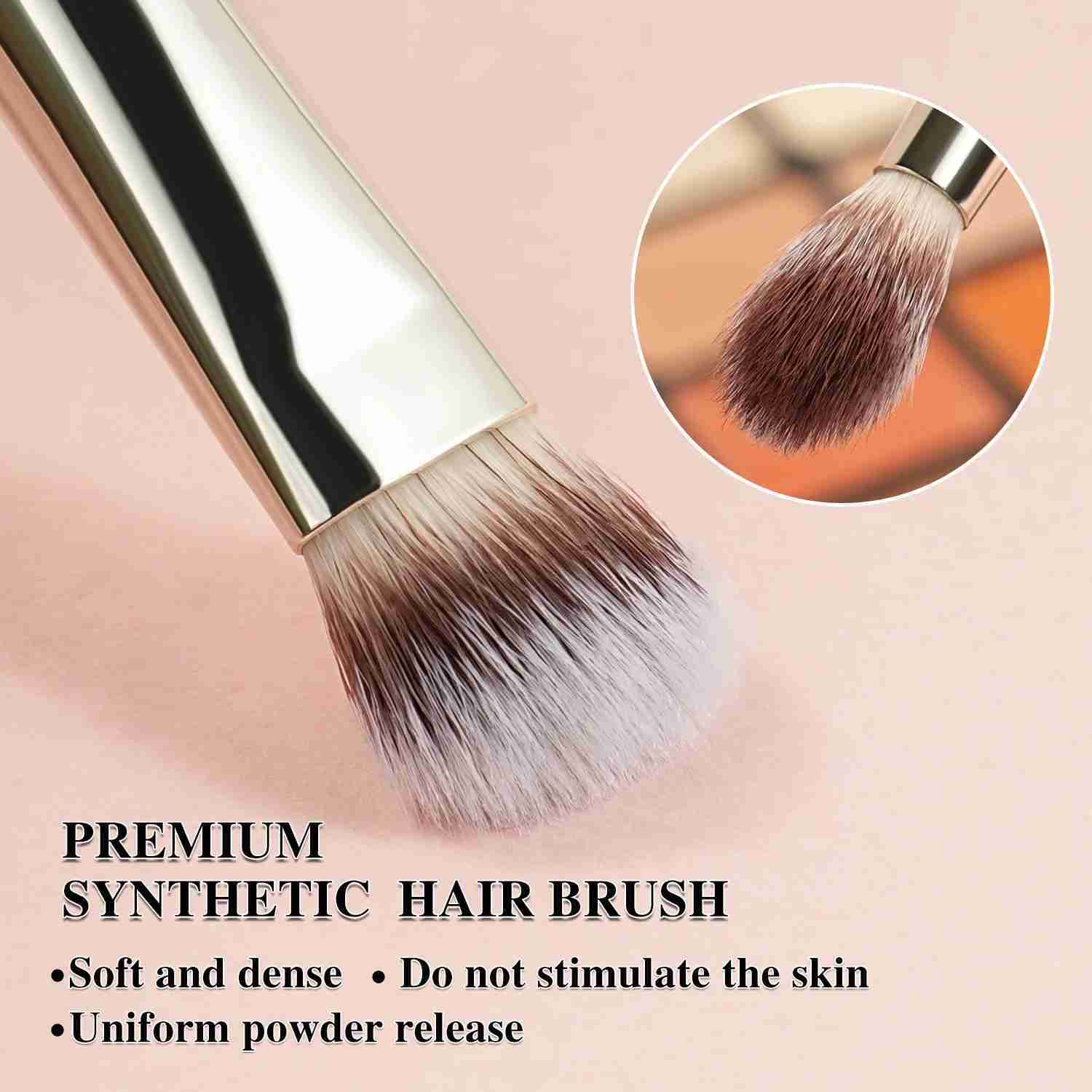 BEILI Soft 8/9/15/30 Makeup brush for foundation make-up concealer eye shadow eyebrow eyelash eyeliner brush multi-function combCL240708