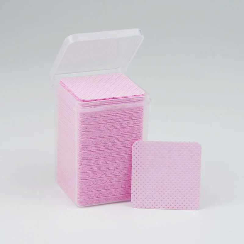 Wet tissue cotton eyelash r wet tissue glue bottle mouth anti foaming glue cleaning pad eyelash extension 240705