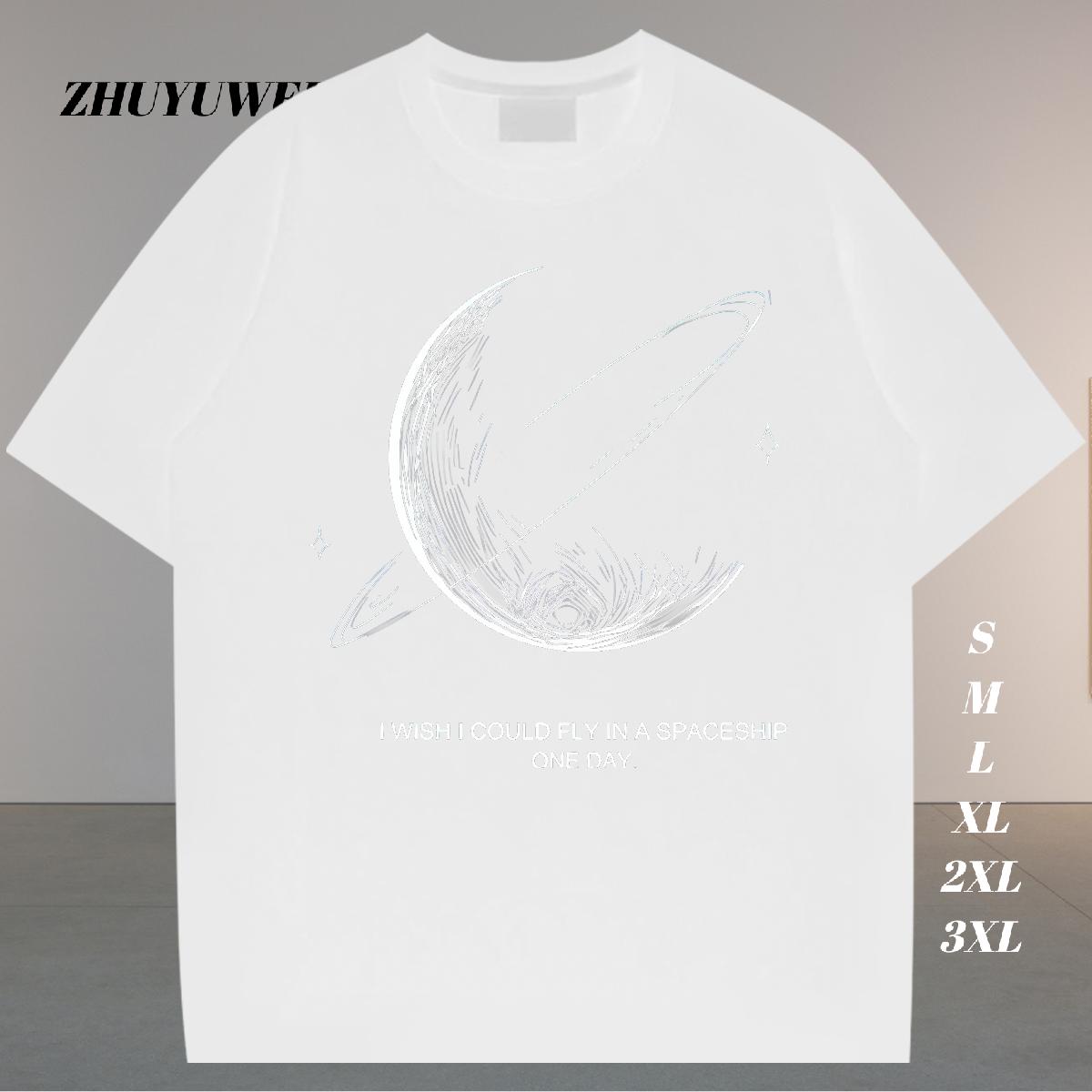 Popular T Shirts Men Hip Hop 180g Cotton Couples T Shirts Factory Direct Customized Print Clothes