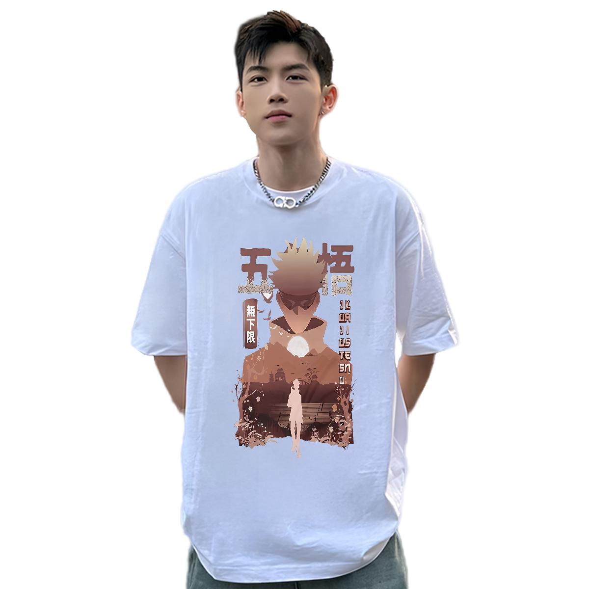 Cool Design Men T Shirts Daily Outfit Short Sleeve Cotton O-Neck Men Tees Custom Plus Size Cartoon Tee Shirt