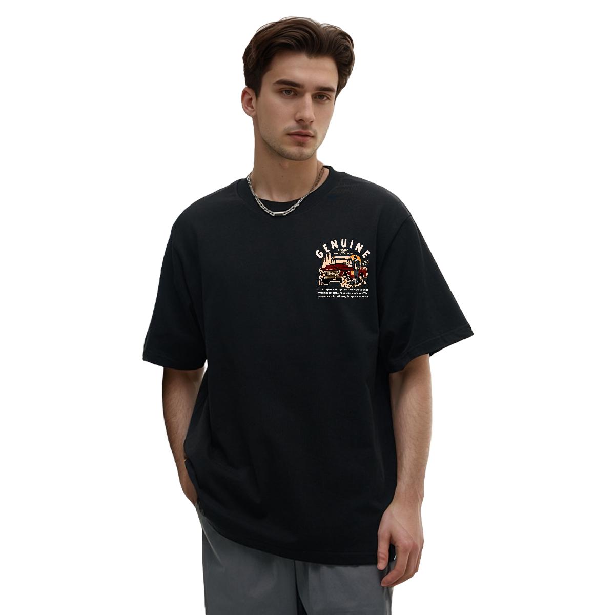 Stylish Couples T-Shirts: Custom Printed Men's Classic Tops in Breathable Cotton