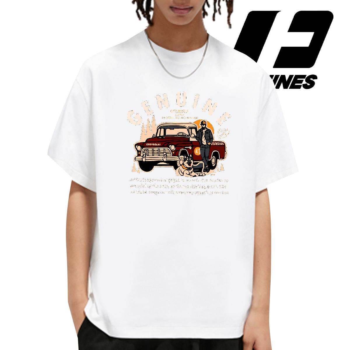 5A Men T Shirts Street Wear Cotton Breathable Soft Couples T Shirts Casual New DIY Printed Tops Shirt