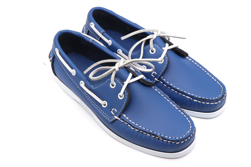 Men Homme Docides - Premium Leather Moc Toe Lace Up Boat Shoes 099A 240614