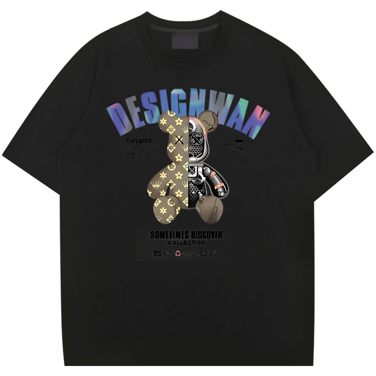 New Arrival T Shirts Men Custom Print Oversized Summer Casual Tshirts O-Neck Short Sleeve Cotton Loose