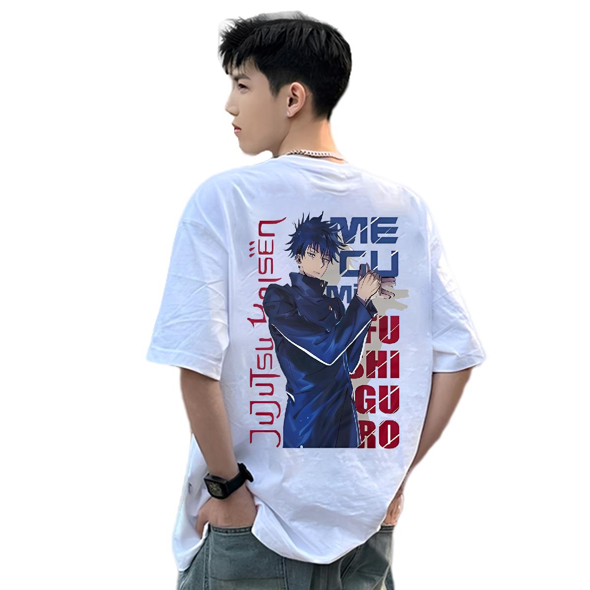 Popular T-Shirts for Men Sport Crew Neck Cotton Mens Tshirts 2024 Plus Size Cartoon Tees