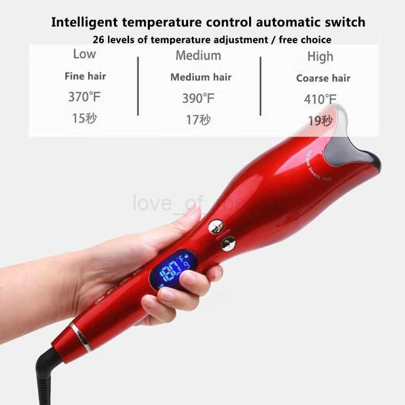 Multi-Automatic Hair Curler Hair Curling Iron LCD Ceramic Rotating Hair Waver Magic Curling Wand Irons Hair Styling ToolsZ240709