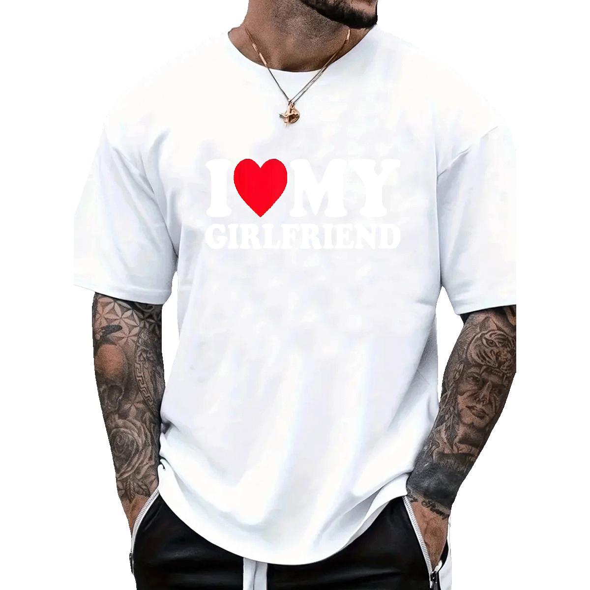 Classic Casual Man T Shirts Cartoon Print Couples T Shirts Outdoor Cotton Breathable Loose Clothings