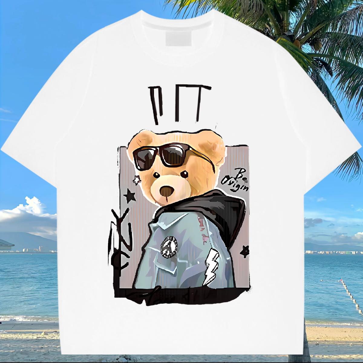 Custom Man T Shirts DIY Logo Mens Tshirts Street Crew Neck Cotton Breathable Cool Tees Shirts