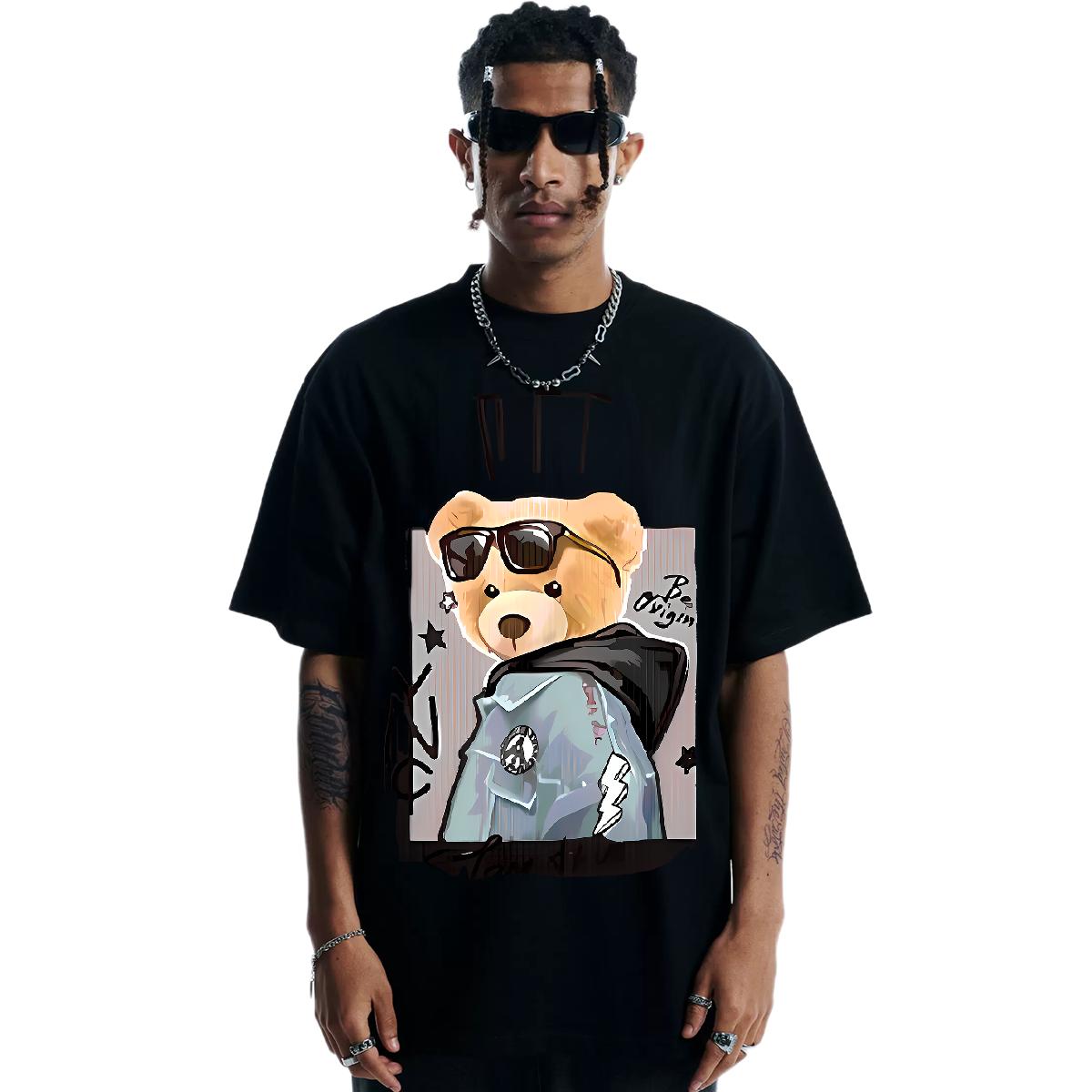 Custom Man T Shirts DIY Logo Mens Tshirts Street Crew Neck Cotton Breathable Cool Tees Shirts