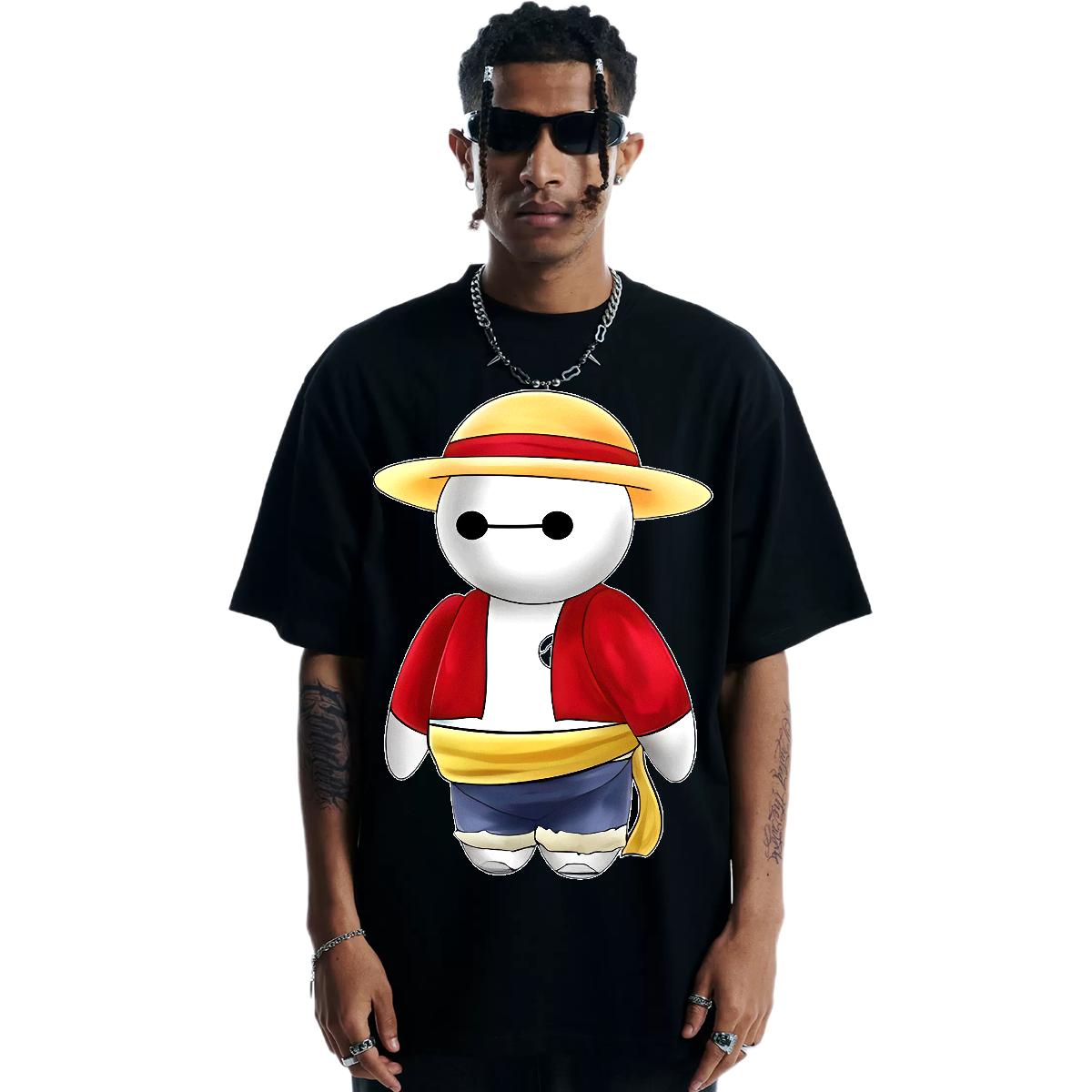 New Designer T shirt Custom Printed Men Tshirts Summer Casual 180g Cotton Loose Polos