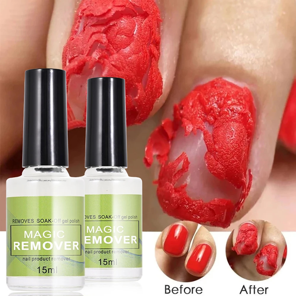 15ML Quick Magic Effect Nall gel Professional Soap UV Cleaning Function Polish Semi anent Hand Painted Varnish* 240705