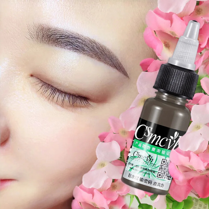 15mL anent mixed pigment micro bead lip tattoo ink anent makeup eyebrow micro pigment coloring natural ingredient paint 240705