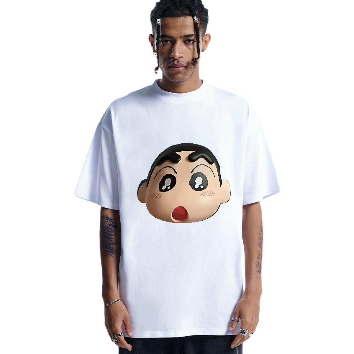 2024 New T shirt Floral Print Men Tops Tees Sports Casual Cotton Breathable Short Sleeve Comfortable Wear