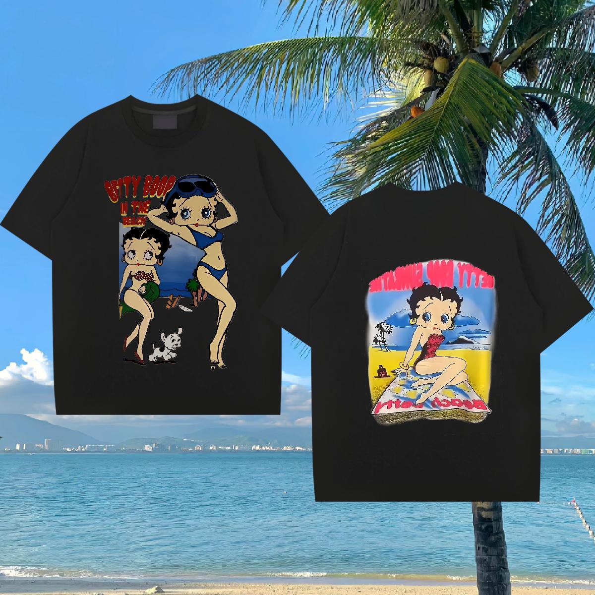 High Quality T-Shirts Daily Outfit Cotton O Neck Short Sleeves Men Clothes T-Shirt 2024 Designer Custom Print Plus Size Wear